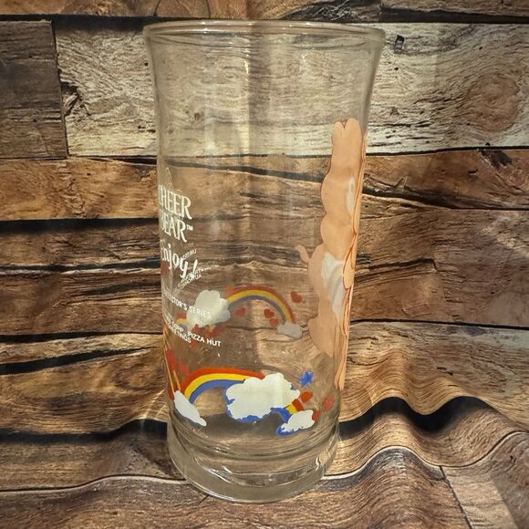 Care Bears Pizza Hut Glass 1983 Cheer Bear Limited Edition Collector Series VTG - Picture 2 of 3